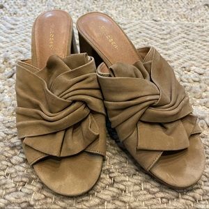 Halogen Tige En Cuir slides